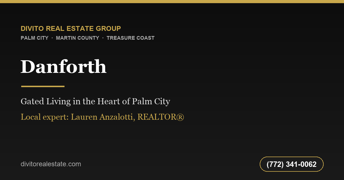 Danforth, Palm City FL